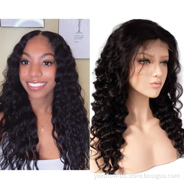 Wholesale Double Drawn 13X4 13X6 HD Swiss Lace Frontal Wig,Raw Virgin Cuticle Aligned Wig,Brazilian Human Hair Lace Front Wig
